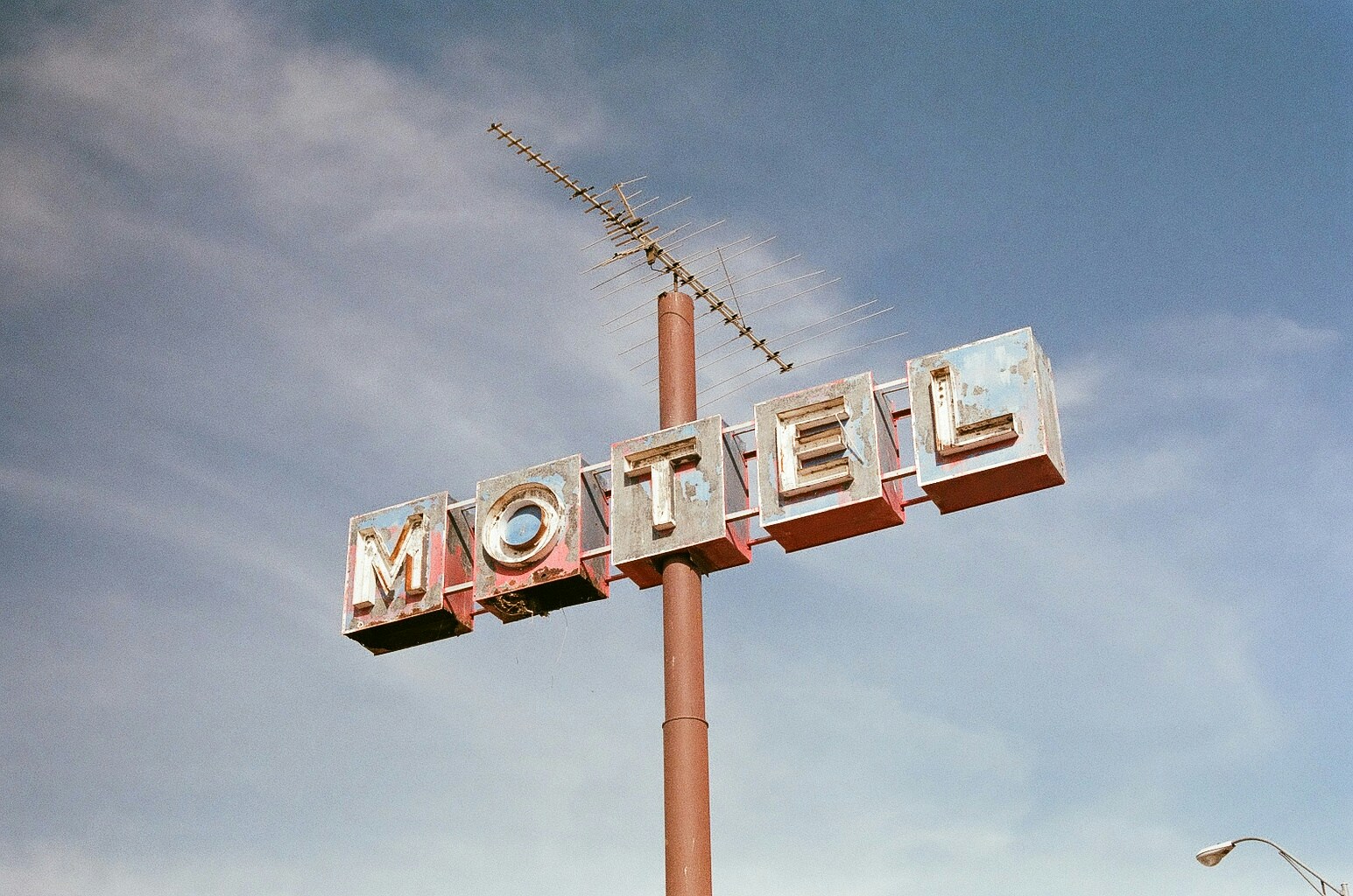 Old motel sign